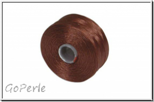 S-Lon, Size D, Beading Thread, F�delgarn, sienna, 1 Spule